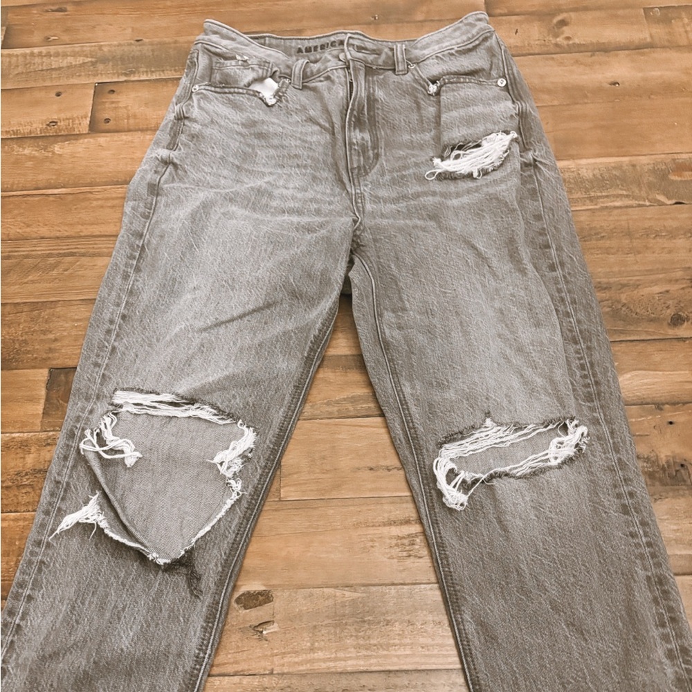 high waisted American eagle jeans